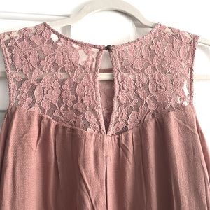 Blush Open Shoulder Junior XL Dress